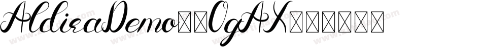 AldiraDemo-2OgAX字体转换