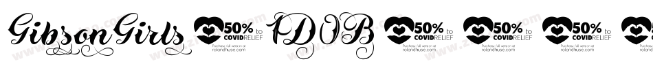 GibsonGirls-1D0B字体转换
