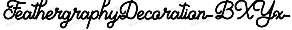 FeathergraphyDecoration-BXYx字体转换