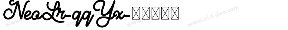 NeoLr-qqYx字体转换