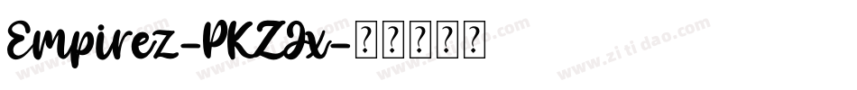 Empirez-PKZJx字体转换