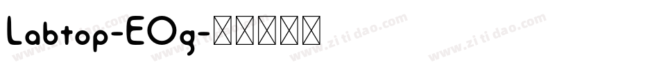 Labtop-EOg字体转换