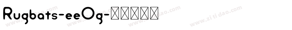 Rugbats-eeOg字体转换