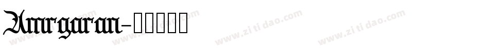 Amrgaran字体转换