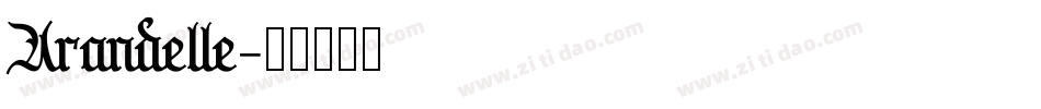 Arandelle字体转换