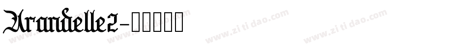 Arandelle2字体转换