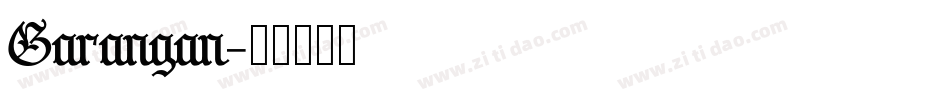 Garangan字体转换