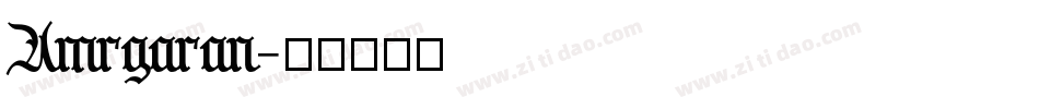 Amrgaran字体转换