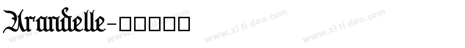 Arandelle字体转换