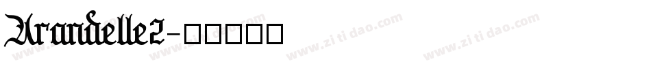 Arandelle2字体转换