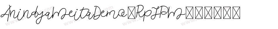 AnindyaMeitaDemo-RpJPM字体转换