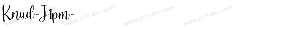 Knud-J1pm字体转换