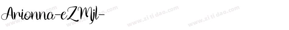 Arionna-eZMjl字体转换