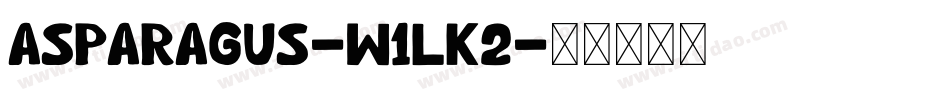 Asparagus-w1lK2字体转换