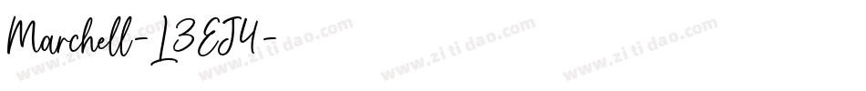 Marchell-L3EJ4字体转换