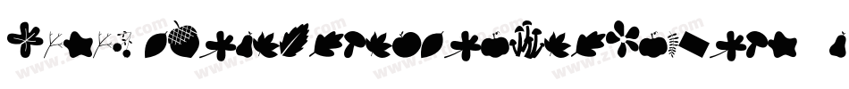 AutumnDaysPersonalUseClipart-yw3pq字体转换