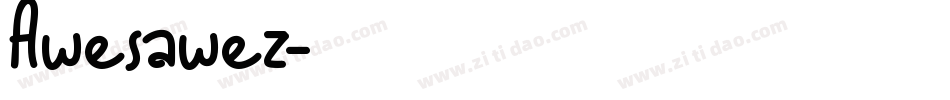 Awesawez字体转换