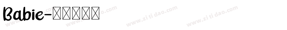 Babie字体转换