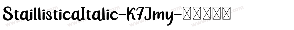 StaillisticaItalic-K7Jmy字体转换