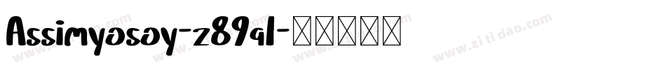 Assimyosoy-z89q1字体转换