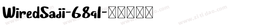 WiredSaji-68q1字体转换
