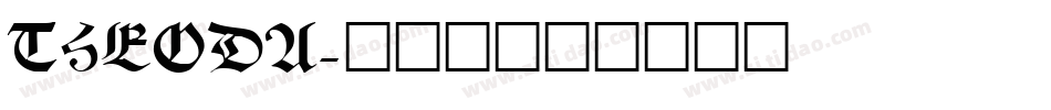 THEODA字体转换