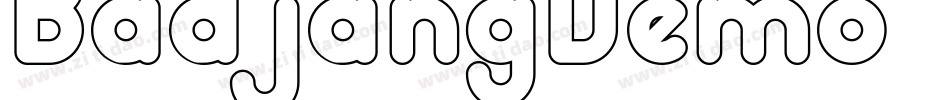 BadjangDemo-1G2W2字体转换