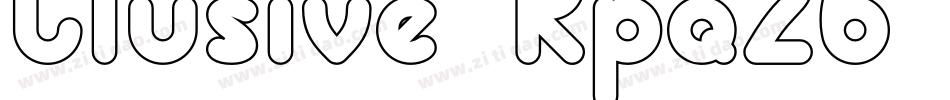 Clusive-Rpq26字体转换