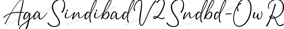 AgaSindibadV2Sndbd-OwRO字体转换
