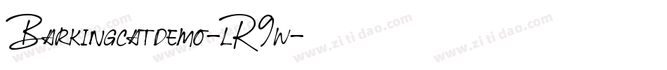 Barkingcatdemo-lR9w字体转换
