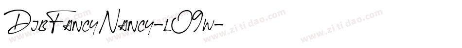 DjbFancyNancy-lO9w字体转换