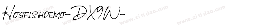 Hogfishdemo-DX9W字体转换 Hogfishdemo-DX9W字体转换