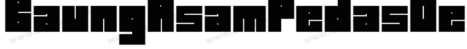 BaungAsamPedasDemo-6YjmY字体转换