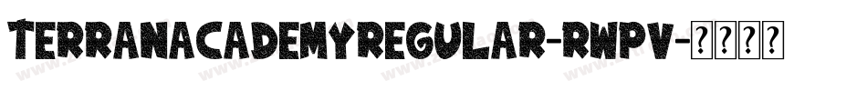 TerranAcademyRegular-RWpV字体转换
