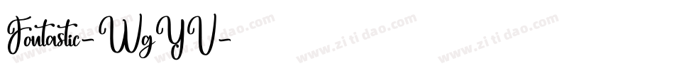 Fontastic-WgYV字体转换