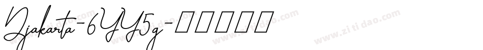 Djakarta-6YY5g字体转换