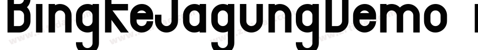 BingkeJagungDemo-mLPOG字体转换