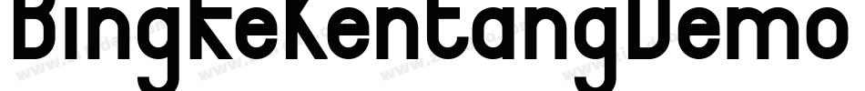 BingkeKentangDemo-w1BOZ字体转换