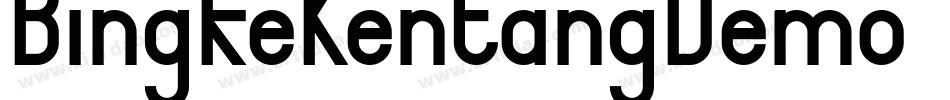 BingkeKentangDemo-w1BOZ字体转换