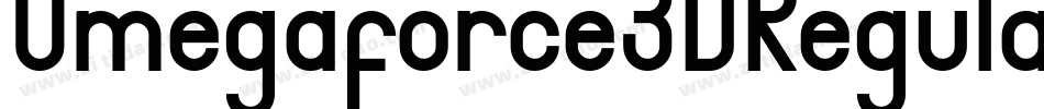 Omegaforce3DRegular-4Ovx字体转换 Omegaforce3DRegular-4Ovx字体转换