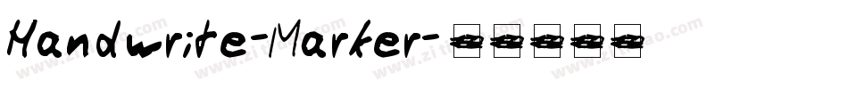 Handwrite-Marker字体转换