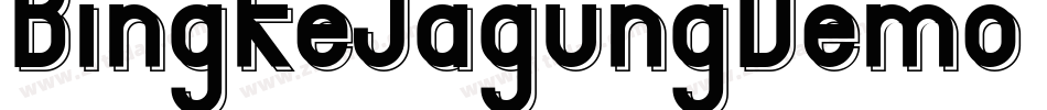 BingkeJagungDemo-mLPOG字体转换