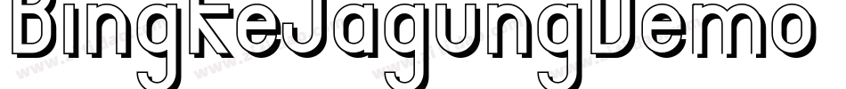 BingkeJagungDemo-mLPOG字体转换