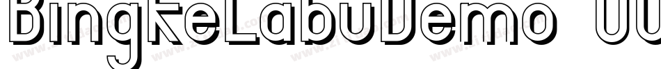 BingkeLabuDemo-0WdB9字体转换