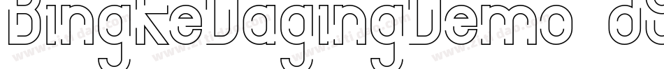 BingkeDagingDemo-d9OVX字体转换