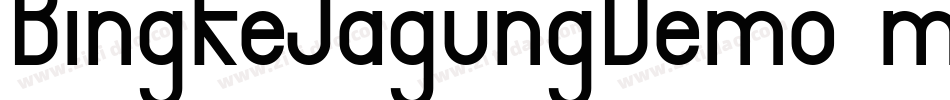 BingkeJagungDemo-mLPOG字体转换