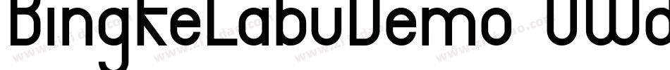 BingkeLabuDemo-0WdB9字体转换