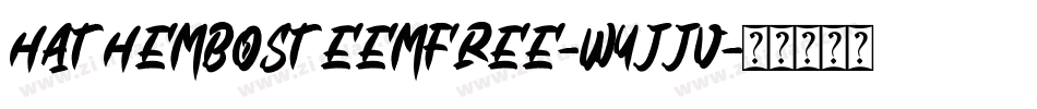 HathemBosteemFree-WyJJv字体转换
