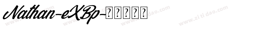 Nathan-eXBp字体转换