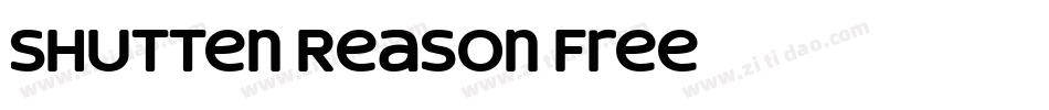 Shutten-Reason-Free-2字体转换